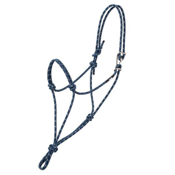 Weaver Silvertip No. 95 Rope Halter w. Clip | Navy/Silver | Average